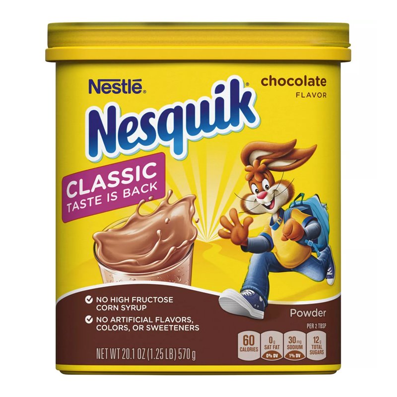 22629 - Nesquik Powder Chocolate - 20.1 oz. (Pack of 12) - BOX: 12