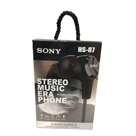 22841 - Sony Hs-87 Heaphone Stereo - BOX: 