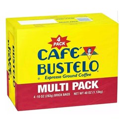 22851 - Bustelo Coffee - 4/10 oz. Bricks - BOX: 6/4pk