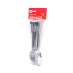 22954 - Ideal Kitchen Stainless Steel Dinner Spoon - 2 Pack - BOX: 48 Units