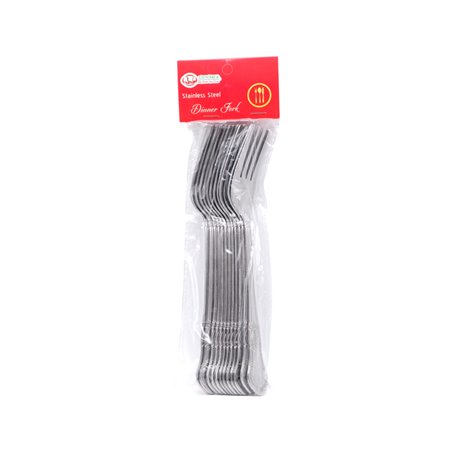 22955 - Ideal Kitchen Stainless Steel Dinner Fork - 2 Pack - BOX: 48 Units