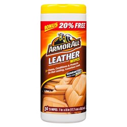 22975 - Armor All Leather Wipes - 25 Count ( 6 Pack ) - BOX: 