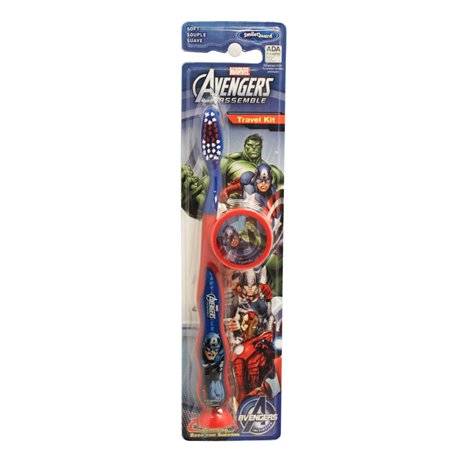 23088 - Avenger Toothbrush Travel Kit with Cap - 12ct - BOX: 4 dz