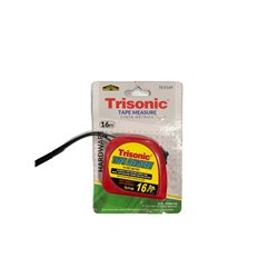 23116 - Trisonic Tape Measure 16 ft. ( TS-F149 ) - BOX: 24 Units