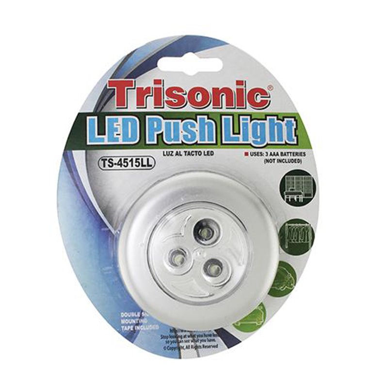 23125 - Trisonic Led Push Light TS-4515LL - BOX: 24