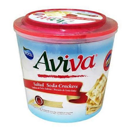 23187 - Aviva Soda Crackers Satine - 12/27.5 oz - BOX: 12 Units