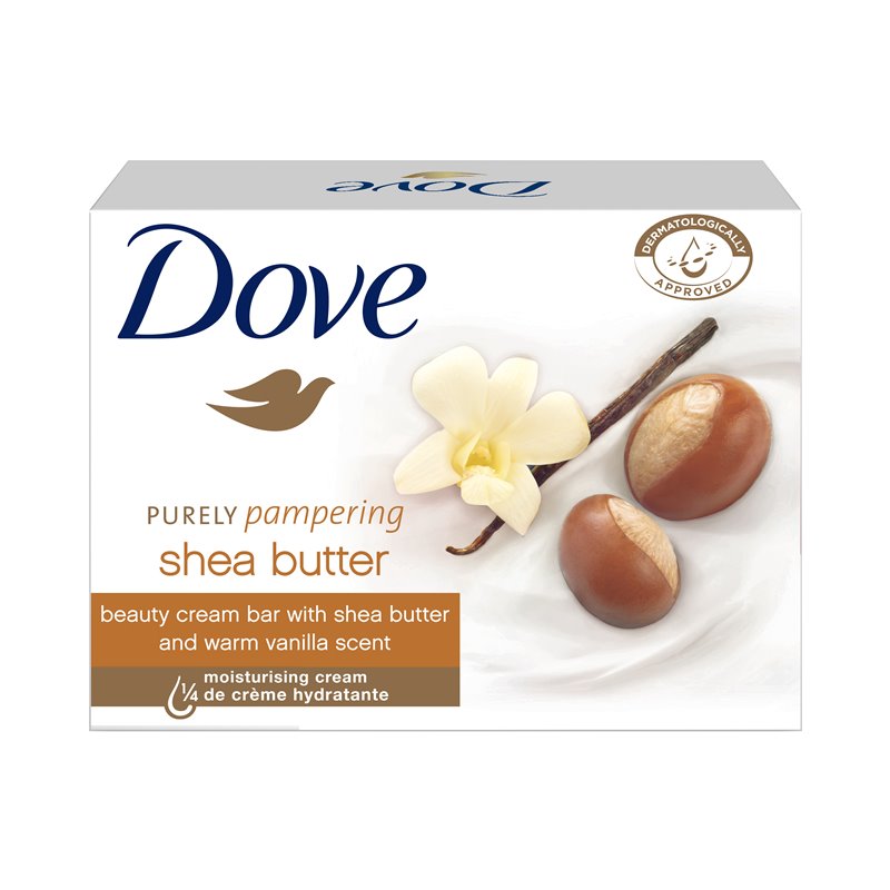 22977 - Dove Soap Bar, Shea Butter - 100g - BOX: 48 Units