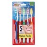 23019 - Oral Fusion Toothbrush - 5 Pack - BOX: 48Pkg