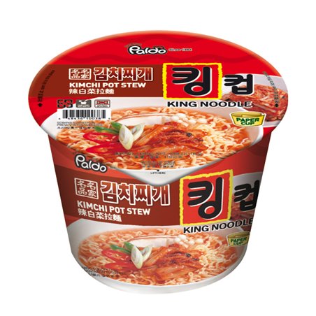 23309 - Paldo King Bowl Soup, Kimchi Flavor - 16 Pack - BOX: 16 Units