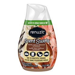 23354 - Renuzit Scent Swirls Air Freshener, Vanilla, Apricot Blossom & Almond, - 7 oz. - BOX: 12 Units