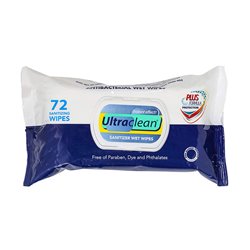 23236 - Ultra Clean Antibacterial Wet Wipe 72 ct - BOX: 