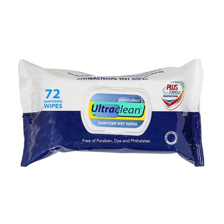 23236 - Ultra Clean Antibacterial Wet Wipe 72 ct - BOX: 