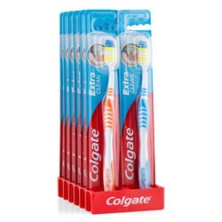 23251 - Colgate Toothbrush, Extra Clean, Medium - (Pack of 12) - BOX: 12/6pk