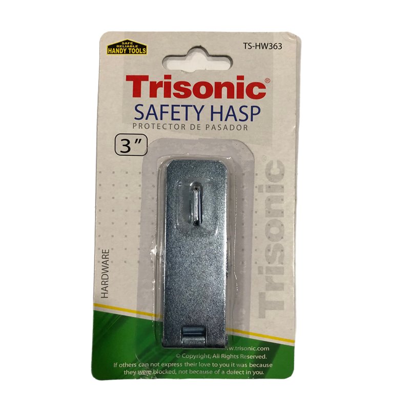 23526 - Trisonic Safety Hasp 3" ( TS-HW363 ) - 1 Pack - BOX: 24 Units