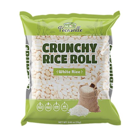 23535 - PocasVille Crunchy White Rice Roll 2.46 oz - BOX: 