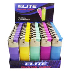 23562 - Elite Electronic Lighters - 50 Count - BOX: 20 Pkg