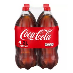 23570 - Coke (Coca-Cola) - 2 Lt. ( 4 Bottles ) - BOX: 