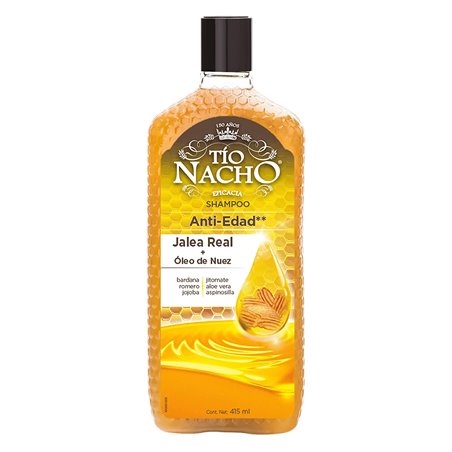 23463 - Tio Nacho Shampoo Anti - Edad Jalea Real + Oleo D Nuez - 14.63 fl. oz. - BOX: 12 Units