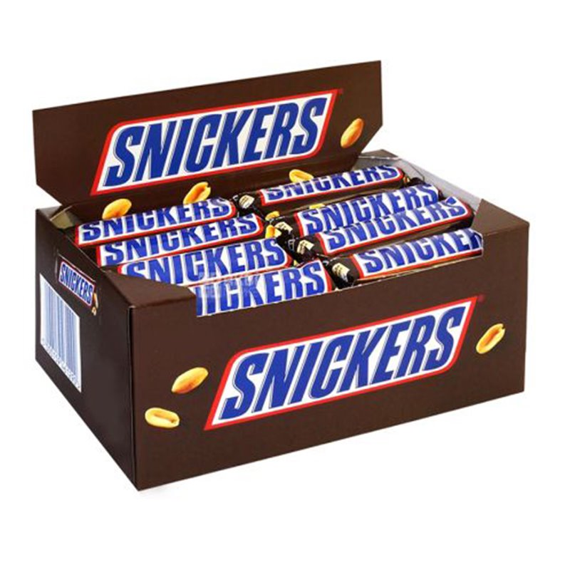 23480 - Snickers Chocolate Bar 40ct - BOX: 