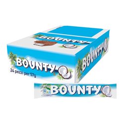 23482 - Bounty Chocolate Bar 57g - 24 Pack - BOX: 12