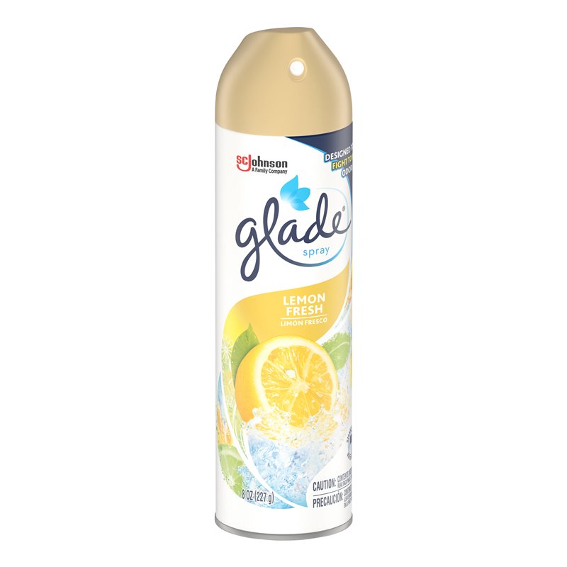 23715 - Glade Spray, Lemon Fresh - 8 oz. - BOX: 12 Units