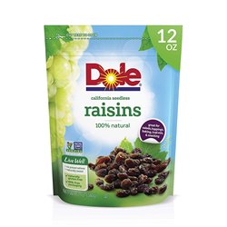 23719 - Dole Seedless  Raisins, 12oz - BOX: 12Pkg