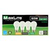 23744 - MaxLite Led A19 Bulb 60W/4pk 9W Led SOFT WHITE - BOX: 24 / 96 Units