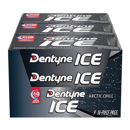 23929 - Dentyne Ice Split Fire - 9/16 Pcs - BOX: 18 Pkg