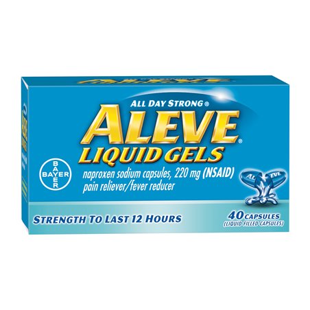 23982 - Aleve Liquid G 220mg 40 Caplets - BOX: 