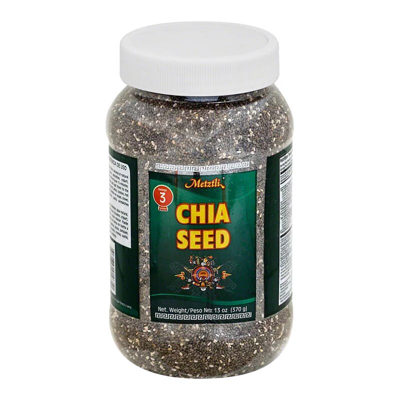 23991 - Metztli Chia Seeds Jar - 13 oz. - BOX: 12 Units