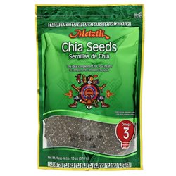 23992 - Metztli Chia Seeds Bag - 13 oz. - BOX: 12 Units