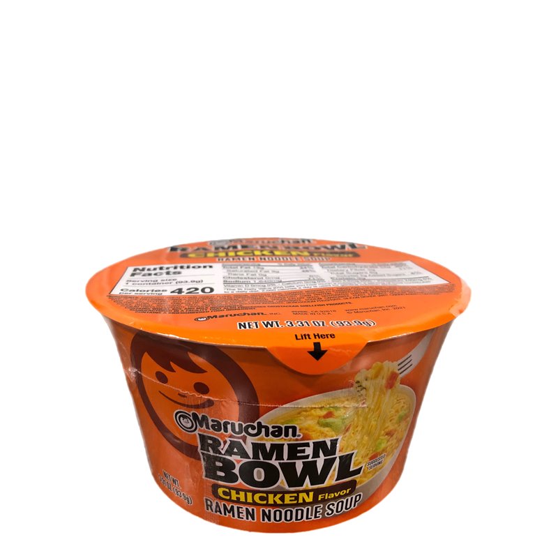 24005 - Maruchan Bowl Soup, Chicken Flavor - 3.31 oz. ( Case Of 6 ) - BOX: 6 units
