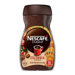23801 - Nescafé Clásico Original Colombia - 6oz/170g  (6 Pack) - BOX: 6 Pkgs