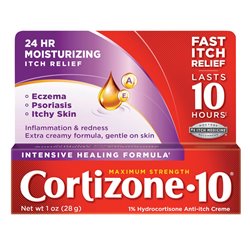 23880 - Cortizone - 10 Maximum Strength Anti-Itch Creme - 1.25  oz - BOX: 