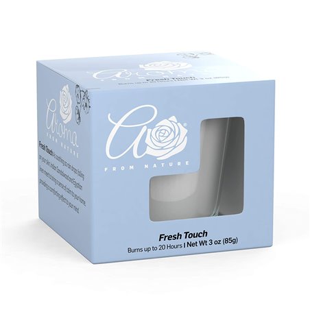 23895 - Aroma Candle Jar, Fresh Touch - 3 oz. ( Case Of 8 ) - BOX: 8 Units