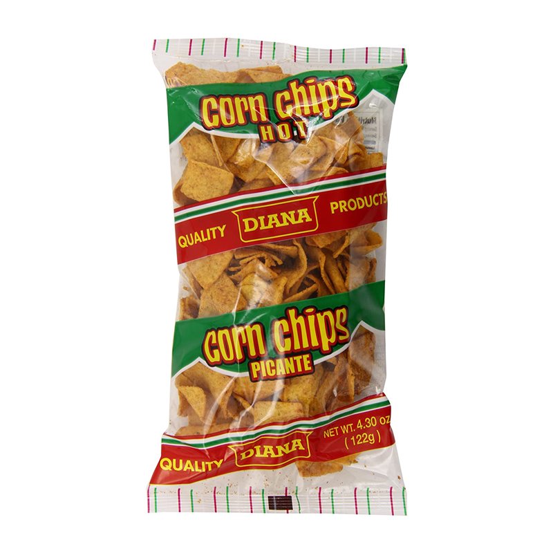 23908 - Diana Corn Chips Hot 4.3 oz - BOX: 24 Units