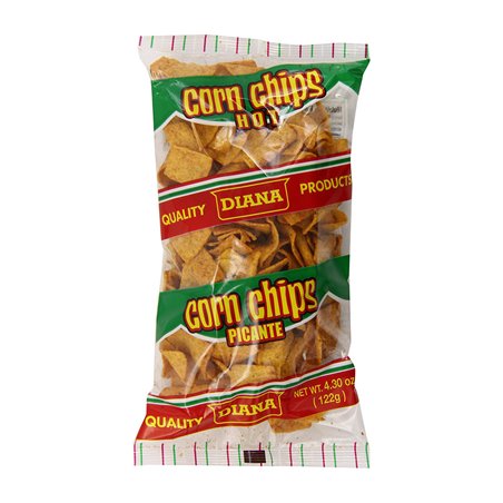 23908 - Diana Corn Chips Hot 4.3 oz - BOX: 24 Units