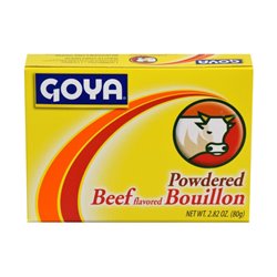 23911 - Goya Powdered Beef Flavored Bouillon - 8/2.82oz 3242 - BOX: 24/8ct