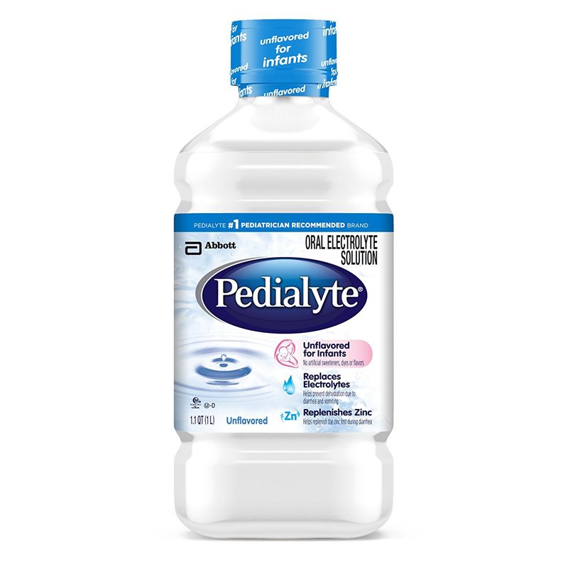 24140 - Pedialyte  Unflavored, 1 lt. - (Case of 4) - BOX: 4