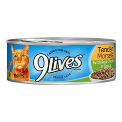 24141 - 9Lives  Tender Morsels With Real Chicken In Sauce - 5.5 oz - (Case Of 24) - BOX: 24