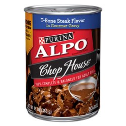 24150 - Purina Alpo Chop T-Bone Steak flavor - 13.2 oz. (12 Cans) - BOX: 12