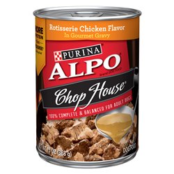 24151 - Purina Alpo Chop Rotisserie Chicken  flavor - 13.2 oz. (12 Cans) - BOX: 12