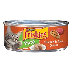 24162 - Friskies Cat Food Pate Chicken & Tuna  , 5.5 oz. - (24 Cans) - BOX: 24