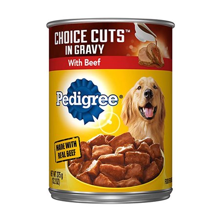 24163 - Pedigree Choice Cut Gravy Beef, 13.2 oz. - (12 Cans) - BOX: 12