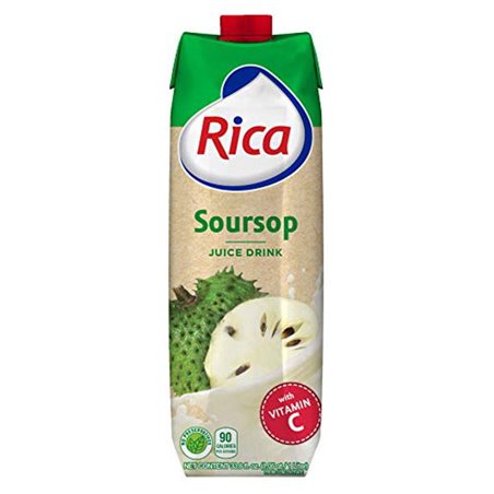 24168 - Rica Juice Soursop - 1 L. ( Pack of 12 ) - BOX: 12 Units
