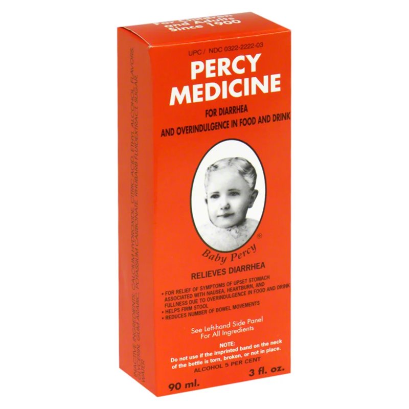 24022 - Percy Medicine, For Diarrhea, 3 fl. oz. - BOX: 36