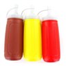 24026 - Ketchup Squeeze Bottles - 3 Pcs - BOX: 72