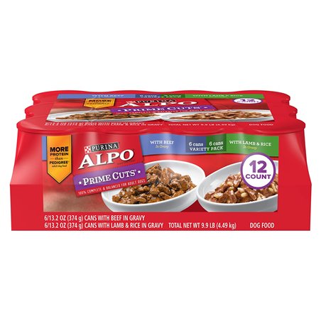 24088 - Purina Alpo Prime Cuts, Lamb & Rice - 13.2 oz. (12 Cans) - BOX: 12