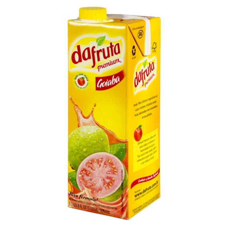 24102 - DaFruta Nectar Guava - 1 Lt. ( 6 Pack ) - BOX: 