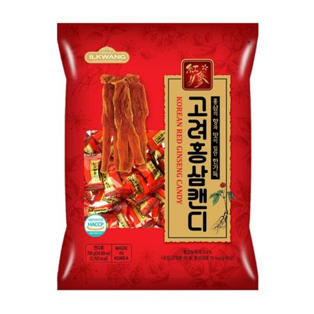 24244 - Korean Red Ginseng Hard Candies 3.5 oz - BOX: 40 Units